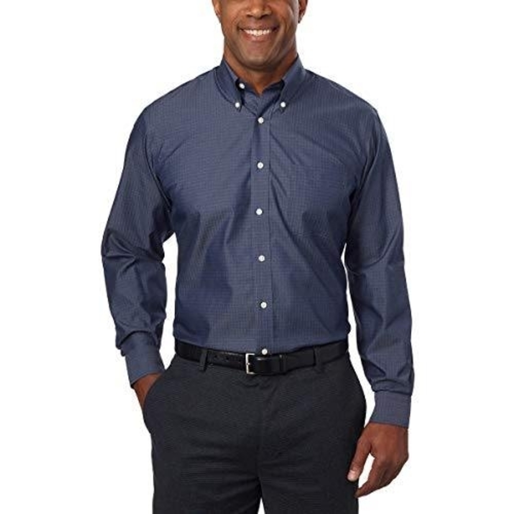 Kirkland Signature Men's Blue Dress Shirt